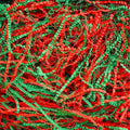Uptotop 1/2 LB Crinkle Cut Paper Shred Filler for Gift Wrapping Basket Filling, Birthday, Christmas, Thanksgiving, Wedding, Mother's Day, Red and Green
