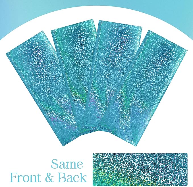 2 pcs Light Blue Holographic Plastic Tablecloths Laser Table Covers 40" x 108" Foil Disposable Table Cloths for Party Birthday Wedding Christmas Holiday Party Decorations
