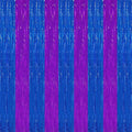 TONIFUL 2Pcs Blue Purple Door Streamers,Green Photo Booth Backdrop,Metallic Streamers Green Foil Fringe Curtains for Birthday,Christmas,New Year,St. Patrick's Day Party Streamers Decor