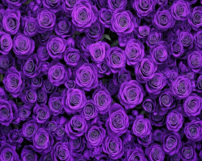 15x10ft Purple Flower Floral Backdrop Background Photography Flower Wall Lavender Backdrop for Party Wedding Girls Birthday Princess Mother's Day Bridal Shower Anniversary Banner Decor Studio Photo