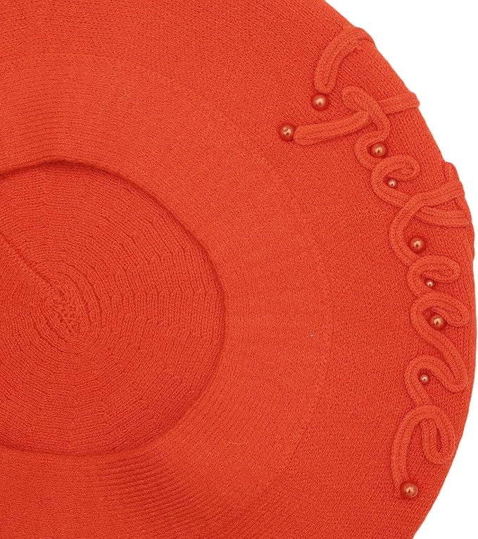 Winter Women French Beret Hat Kaschmir Solid Color Knitted Berets