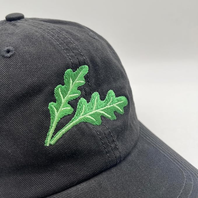 Cute Flower Hat, Elegant Floral Embroidered Adjustable Baseball Cap for Men Women, Gifts for Flower Lovers, Black