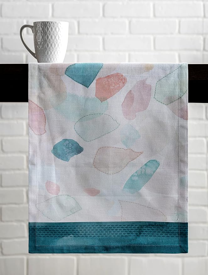 Maison d' Hermine Table Runner 100% Cotton Single Layer Table Runners 108 inches Long Decorative for Home Kitchen Dining Party Wedding Bridal Shower Spring Summer (Summer Picnic, 14.50" x 108")
