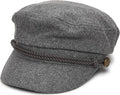 Funky Junque Newsboy Hat for Women – Trendy Greek Fisherman Cap, Classic Women's Baker Boy Newsies Hat, Ladies Fashion Caps