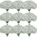 Yastouay 60Pcs Babys Breath Artificial Flowers, Fake White Babys Breath Flowers Artificial Bulk, Real Touch Faux Babies Breath Gypsophila Bouquet for Wedding Floral Arrangement Party Decor