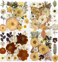 148PCS Dried Pressed Flowers for Resin Craft - YouthBro Real Nature Flowers Set with Butterfly Stickers for DIY Jewelry Nail Scrapbook Art Floral Decors Boho