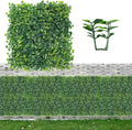 Grass Wall Panel Greenery Wall Artificial Grass Backdrop 10 * 10in 12Pcs Decorative Background Wall for Outdoor Interior Decor Hedge Wall for Garden Party Wedding Backdrop