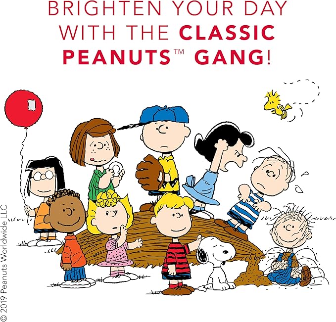 Graphique Peanuts™ Gift Labels | 52 Self-Adhesive Christmas Stickers | 13 Designs with Red Foil Accents | to and from Names | for Holiday Wrapping Paper & Gift Bags