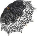 BABEYOND Lace Umbrella Parasol Vintage Wedding Bridal Umbrella for Decoration Photo Lady Costume Tea Party