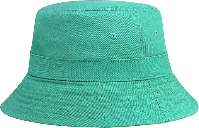 Hot Summer Bucket Hat - Trendy Cotton Sun Hat for Beach, Golf, Fishing - Fun Outdoor Vacation Boonie for Men and Women