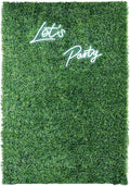 5×8 Ft 3D Artificial Green Grass Flower Wall Panels, Quick Assembly Storage Greenery Fake Backdrop Fence Screen for Wedding Baby Show Birthday Party Indoor Outdoor Garden Backyard Home Decor