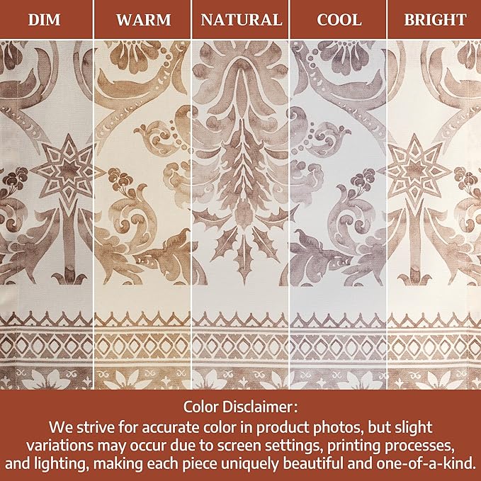 Maison d' Hermine Table Runner 100% Cotton Double Layer Table Runners 108 inches Long for Thanksgiving Christmas Decorations Home Kitchen Dining Party Wedding (Allure, 14.5" x 108")