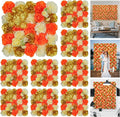 Flower Wall Backdrop 9pcs 16.5x16.5 Inch Flower Wall Decor Artificial Floral Wall Panel Ideal for Wedding Celebrations, Festive Party Birthday Backdrops and Elegant Home Decor