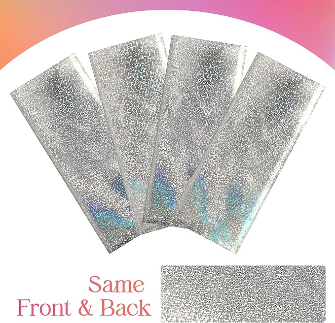 1 pcs Silver Holographic Tablecloths Shiny Disco Laser Table Cloths 40" x 108" Iridescence Plastic White Table Cover for Birthday Party Decoration Wedding Christmas Winter Grad Party Supplies