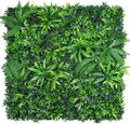 8pcs 20''x20'' Grass Wall Panels, Artificial Hedge Panels Greenery Wall, UV Protected Faux Grass Backdrop Privacy Fence Screen, Greenery Wall for Outdoor Indoor Garden Birthday Wedding Decor