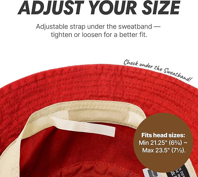 Hot Summer Bucket Hat - Trendy Cotton Sun Hat for Beach, Golf, Fishing - Fun Outdoor Vacation Boonie for Men and Women