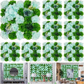 Artificial Flower Wall Backdrop 9pcs 16.5x16.5 Inch Silk Floral Wall Panel Ideal for Wedding Celebrations, Festive Party Birthday Backdrops and Elegant Home Decor