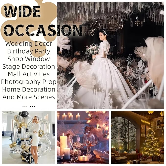 Giant Flowers Decoration, 5.25 ft Large Gauze Floral with LED Lamp, Wedding Decorations for Reception, Birthday Christmas Party Banquet Backdrop Decor, Shop Window Display, Pink